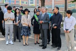 계양구, 어린이 등굣길 '교통안전 캠페인' 실시