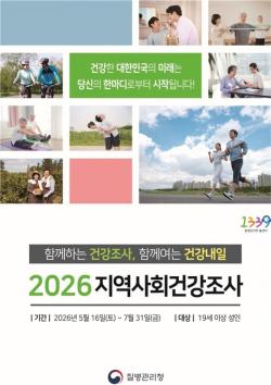 부평구보건소, `2026년 지역사회건강조사` 실시