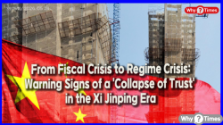 [China Watch] From Fiscal Crisis to Regime Crisis: Warning Signs of a 'Collapse of Trust' in the Xi Jinping Era
