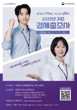 고양시, 6월 1일부터‘2025년 기준 경제총조사’ 실시