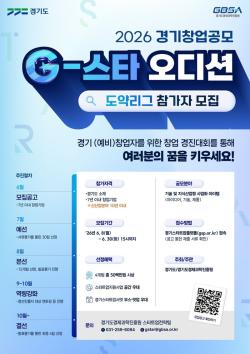 총 상금 5천만 원 창업 경진대회…‘경기 창업 공모 도약리그’ 참가기업 모집