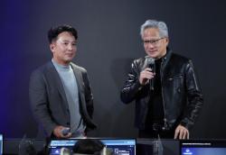 엔씨-엔비디아 파트너십 25주년 기념 ‘PC방 회동’ RTX Spark로 신작 시연