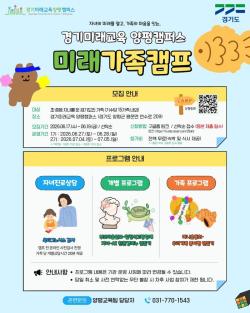 경기도평생교육진흥원, ‘2026 미래가족캠프’ 참가자 모집