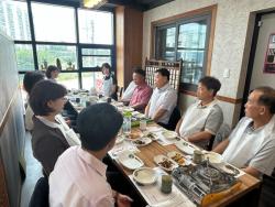 평택시 안중출장소, 서부지역 5개 읍면장·이장협의회장 간담회 개최