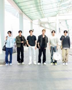 엔하이픈, 프라다 쇼 참석차 밀라노 출국