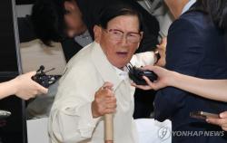 "신도들에 국힘 당원가입 압력"…이만희 신천지 총회장 구속영장(종합)