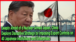 Deeply Afraid of a Nuclear-Armed Japan, China Deploys Disruptive Strategy by Imposing Export Controls on 40 Japanese Institutions and Enterprises