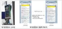 부산시, 생활권 실시간 기온 알려주는 '폭염정보 알림서비스' 확대 운영