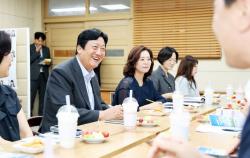 손배찬 파주시장, 취임 후 첫 현장 방문지로 학교 선택