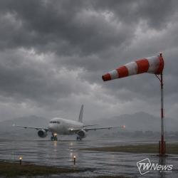 강풍·급변풍에 제주공항 결항 105편…출발 전 운항정보 확인