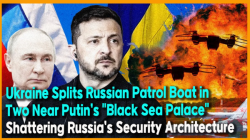 Ukraine Splits Russian Patrol Boat in Two Near Putin’s "Black Sea Palace," Shattering Russia’s Security Architecture