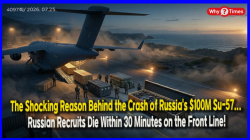 The Shocking Reason Behind the Crash of Russia's $100M Su-57... Russian Recruits Die Within 30 Minutes on the Front Line!