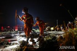 中 간쑤성 관광지 집중호우로 야영객 고립…10명 사망·23명 부상