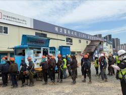 부산도시공사, 건설현장에 '안전 푸드트럭' 운영