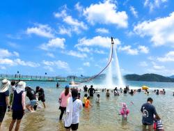 창원 광암해수욕장, 광복절 연휴 ‘하이드로플라이 쇼’ 개최