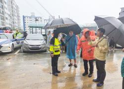 거제시, 폭우 피해 복구 총력 대응