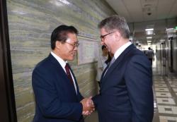송석준 외교통일위원장, 주한아제르바이잔 대사 면담… 양국 협력 강화 논의