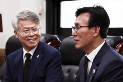 김민석 민주당 대표, 민형배 전남광주통합시장과 공동운명체 강조