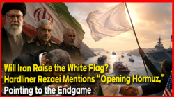 Will Iran Raise the White Flag? Hardliner Rezaei Mentions “Opening Hormuz,” Pointing to the Endgame