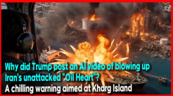 Why did Trump post an AI video of blowing up Iran's unattacked "Oil Heart"?… A chilling warning aimed at Kharg Island