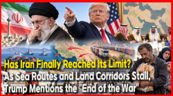 Has Iran Finally Reached Its Limit?… As Sea Routes and Land Corridors Stall, Trump Mentions the "End of the War"
