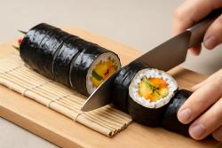 “김밥 속이 밀려요”…한 줄 배치부터 칼질까지