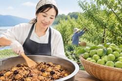염정아, 40인분 약밥 도전…매실 수확은 광양서