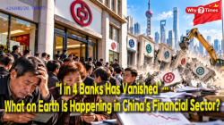 [China Watch] “1 in 4 Banks Has Vanished”… What on Earth Is Happening in China’s Financial Sector?
