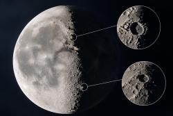 달 분화구는 왜 보름달보다 경계에서 선명할까