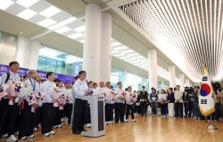 2026 나고야 아시안게임 대한민국 선수단 귀국…최휘영 장관 직접 환영