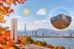 서울·제주 25도, 대구 27도…북한산 첫 단풍은 23일 전망
