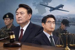 평양 무인기 항소심서 윤석열·김용현 각 30년 구형