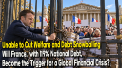 Unable to Cut Welfare and Debt Snowballing... Will France, with 119% National Debt, Become the Trigger for a Global Financial Crisis?