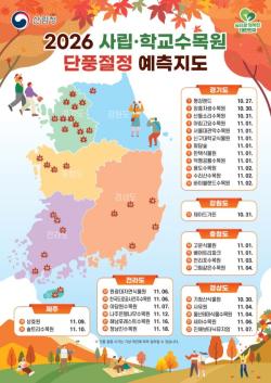 가을 정취 가득한 수목원 나들이, 단풍과 축제로 즐거움 더한다