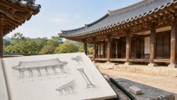 전통 건축 처마선과 기둥 간격, 답사 스케치에 담는 법